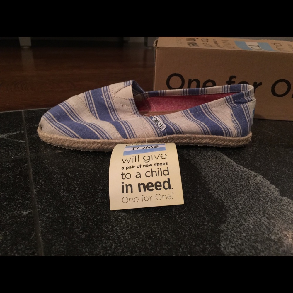 Toms Umbrella-Stripe Espadrille